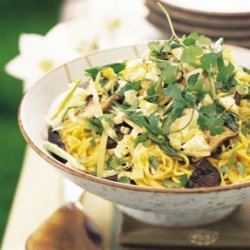 Asian Noodle Mushroom And Cabbage Salad