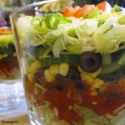 Layered Mexican Salad