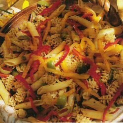 Pepper- Olive   Pasta -salad