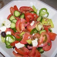 Greek Horiatiki Salata Village Salad