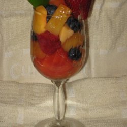 Summer Fruit With Spiced Lime Dressing