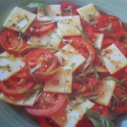 Tomato Mozzarella N Basil Salad