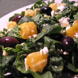Spinach Salad With Oranges And Feta Cheese