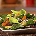 Spinach Salad With Grilled Mediterranean Vegetable...