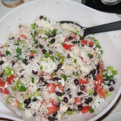 Black Bean  Feta Cheese Salad