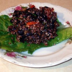 Red Quinoa Red Dulse And Black Bean Salad