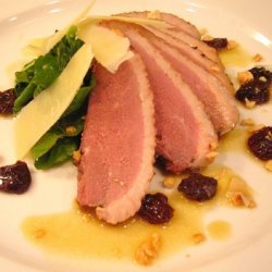 Arugula Salad With Smoked Duck Breast Cherries And...