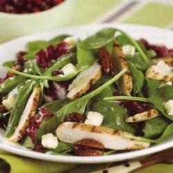 Spinach Salad With Candied Pecans Pears And Brie