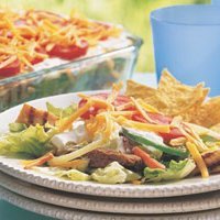 Fajita Layered Salad