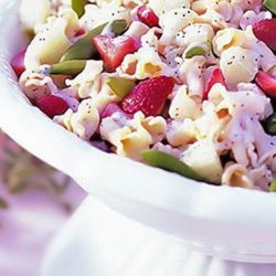 Colorful And Fruity Pasta Salad