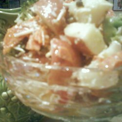 Red Potato And Broccoli Salad With Caper Vinaigret...
