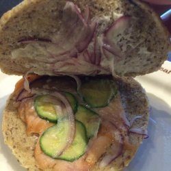 Smoked Salmon and Cucumber Sandwiches