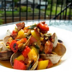 Clams with Andouille Sausage