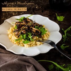 Quinoa Risotto with Mushrooms and Thyme