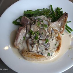 Smothered Pork Chops with Mushrooms