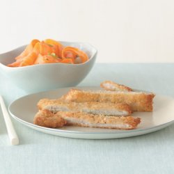 Pork Katsu with Quick Carrot Pickles