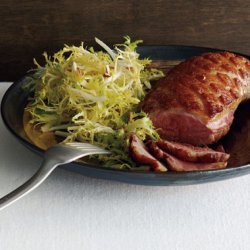 Duck Breast with Frisée Salad and Port Vinaigrette