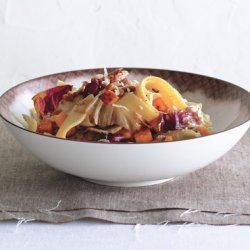 Butternut Squash and Radicchio Pappardelle