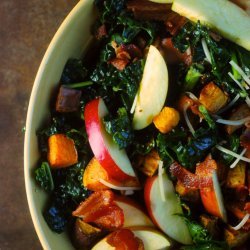Mustardy Kale with Bacon