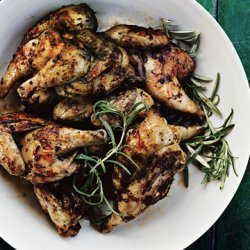 Grilled Herbed Poussins