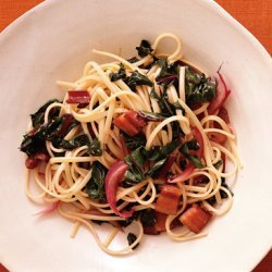 Bacon and Swiss Chard Pasta