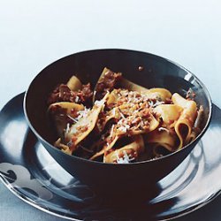 Pappardelle with Vegetable  Bolognese 