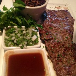 Skirt Steak with Red-Wine Sauce