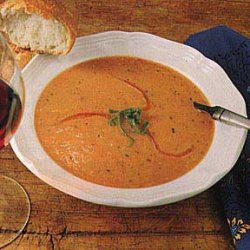Cream of Red Bell Pepper Soup