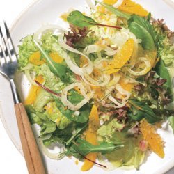 Mixed Greens with Tangerines and Fennel