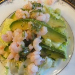 Butter Lettuce With Shrimp And A Fresh Herb Dressi...