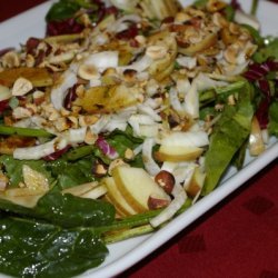 Spinach Salad With Apples And Fennel