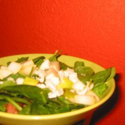 Pear Spinach Salad
