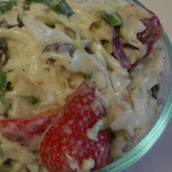 Coleslaw With Strawberries