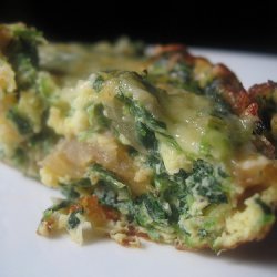 Spinach And Caramelized Onion Fritatta