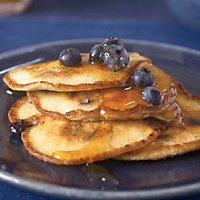 Ricotta Pancakes With Blueberries
