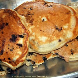 Bilberry Cinnamon Pancakes