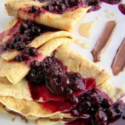 Whole Wheat Crepes With Berry Sauce