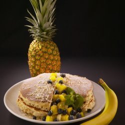 Pineapple Coconut Pancakes