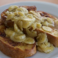 French Toast With Rum Bananas
