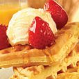 Seriously Homemade Corn Meal Waffles