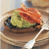 Barbecued Mushrooms With Avocado