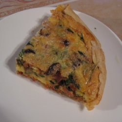 Bacon, Spinach And Mushroom Quiche