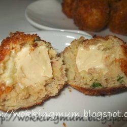 Cheesy Potato And Tuna Balls