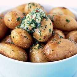 New Potatoes With Chive Butter