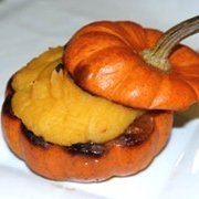 Maple Syrup Stuffed Mini Pumpkins