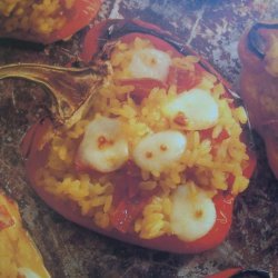 Risotto-stuffed Bell Peppers