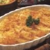 Scalloped Potatoes With Cheddar Cheese Sauce