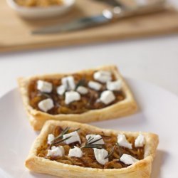 Caramelized Onion and Goat Cheese Tarts