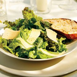 Red Leaf Caesar Salad with Grilled Parmesan Croutons