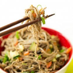 Noodle Salad with Spicy Peanut Butter Dressing